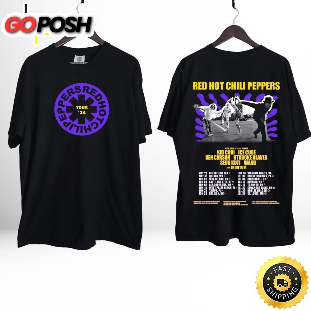 Red Hot Chili Peppers 2024 Tour T-Shirt