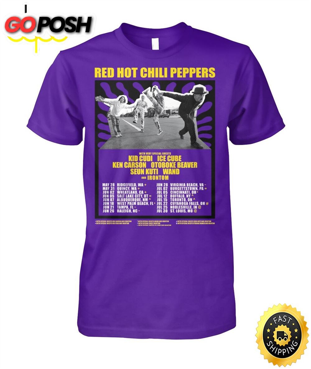 Red Hot Chili Peppers 2025 Unlimited Love Tour 2025 Shirt