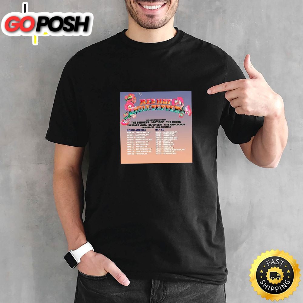 Red Hot Chili Peppers City And Colour King Princess Unisex Tshirt