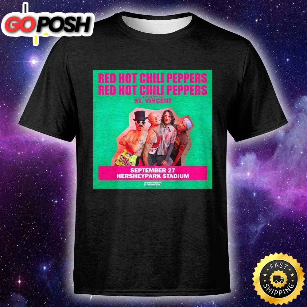 Red Hot Chili Peppers Hersheypark Stadium, Pa, September 27 2025 Unisex T-Shirt