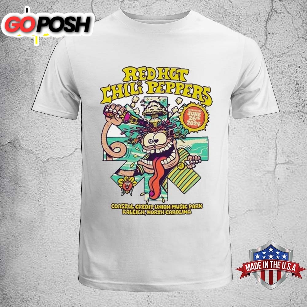 Red Hot Chili Peppers June 26 Raleigh, North Carolina Tour 2025 Unisex T-Shirt