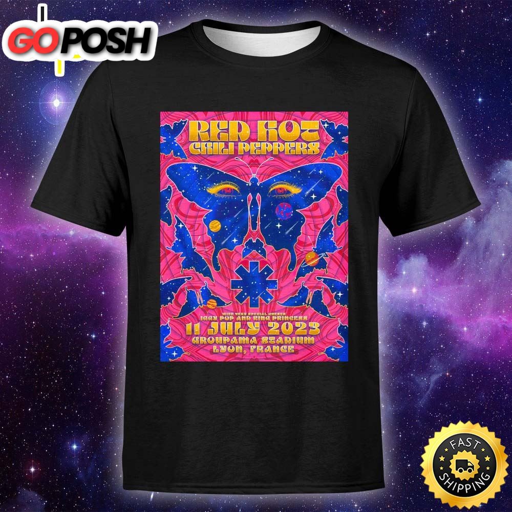 Red Hot Chili Peppers Lyon July 11, 2025 Unisex T-Shirt