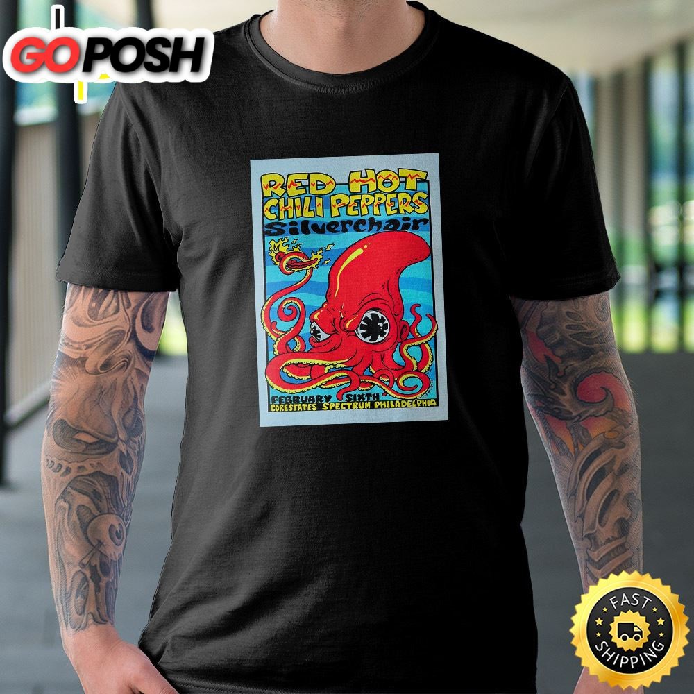 Red Hot Chili Peppers Tour 2025 Silverchair T-shirt