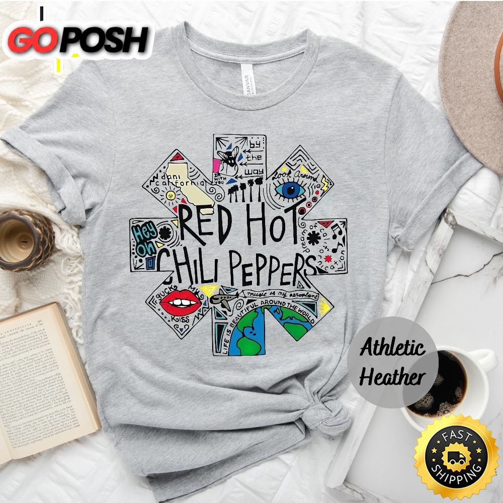Red Hot Chili Peppers Tour Shirt Red Hot Chili Peppers Jojo Red Hot Chili Peppers Shirt