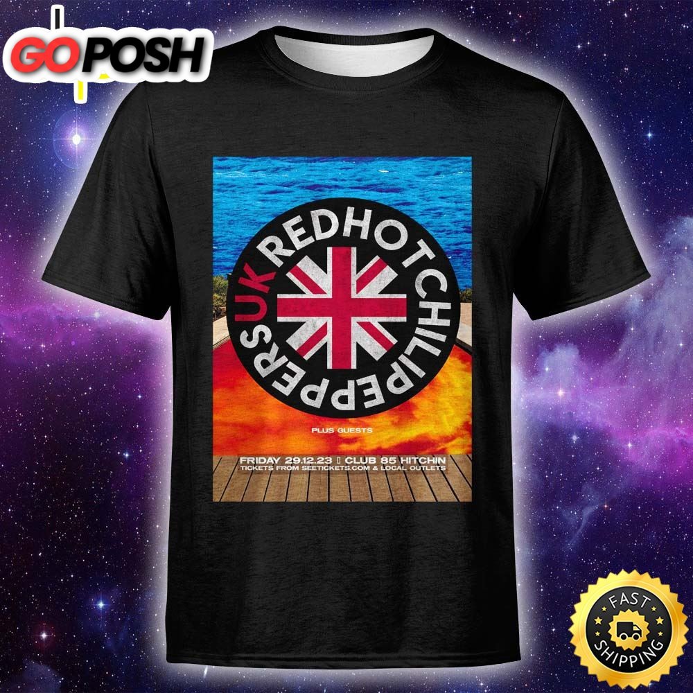 Red Hot Chili Peppers Uk 2025 Unisex T-Shirt