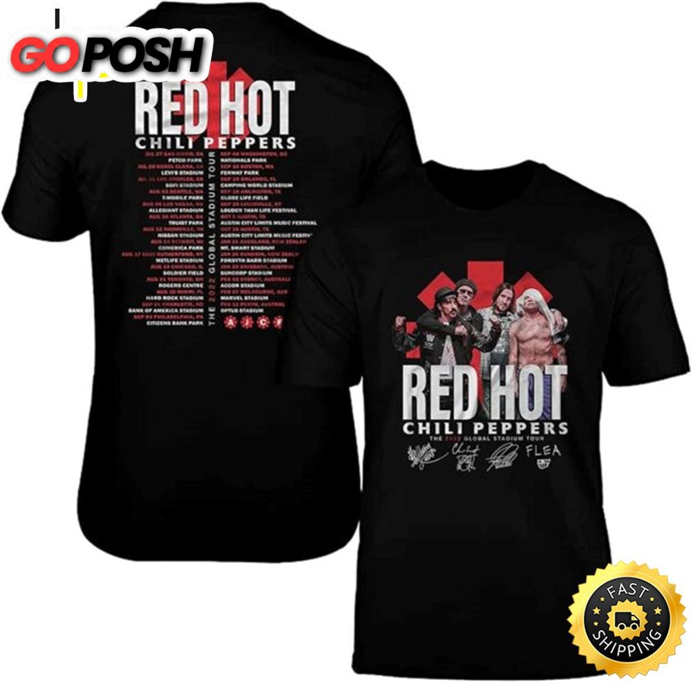 Red Hot Chili Peppers Unlimited Love Tour 2023 Shirt
