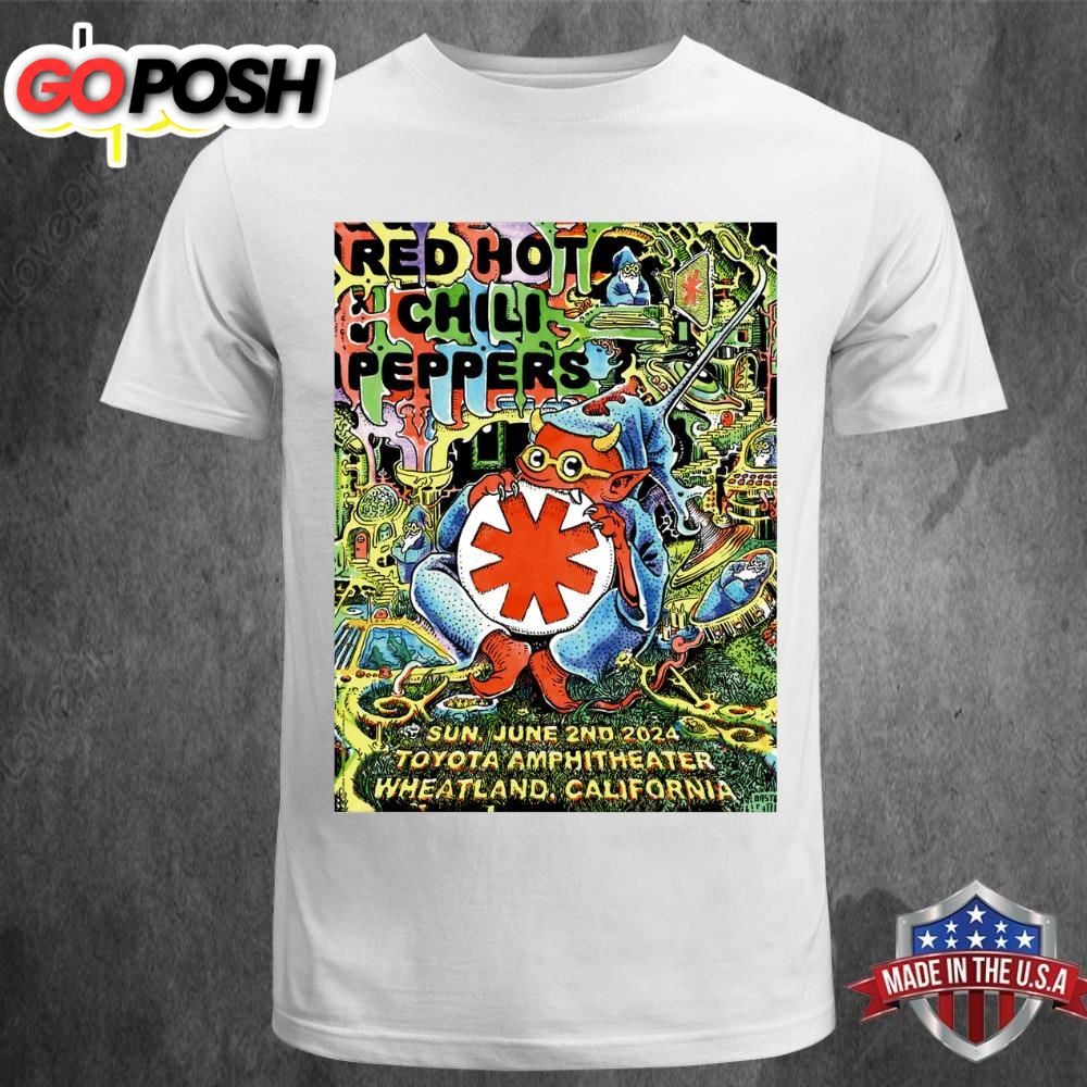 Red Hot Chili Peppers Wheatland June 2, 2025 T-shirt