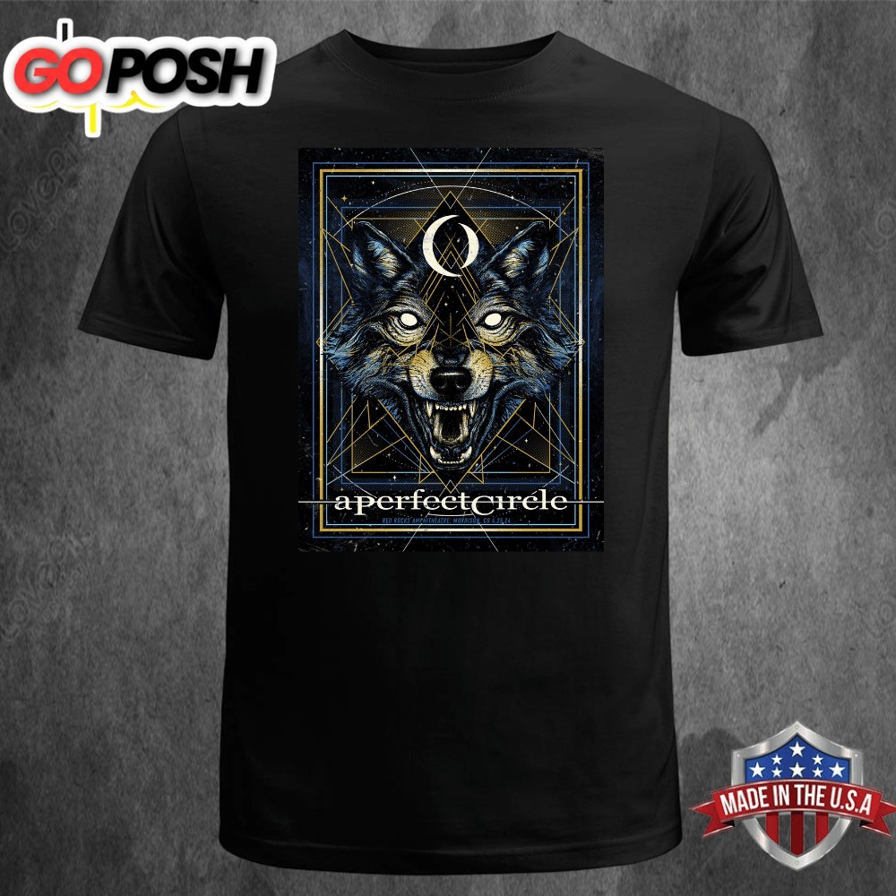 Red Rocks A Perfect Circle 2025 Poster Shirt