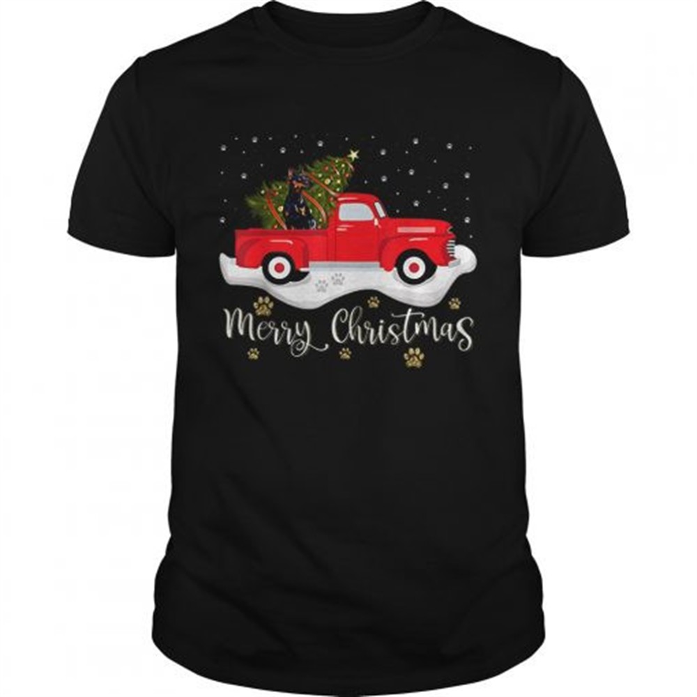red-truck-merry-christmas-tree-doberman-christmas-shirt-kk1kjysd Red Truck Merry Christmas Tree Doberman Christmas shirt