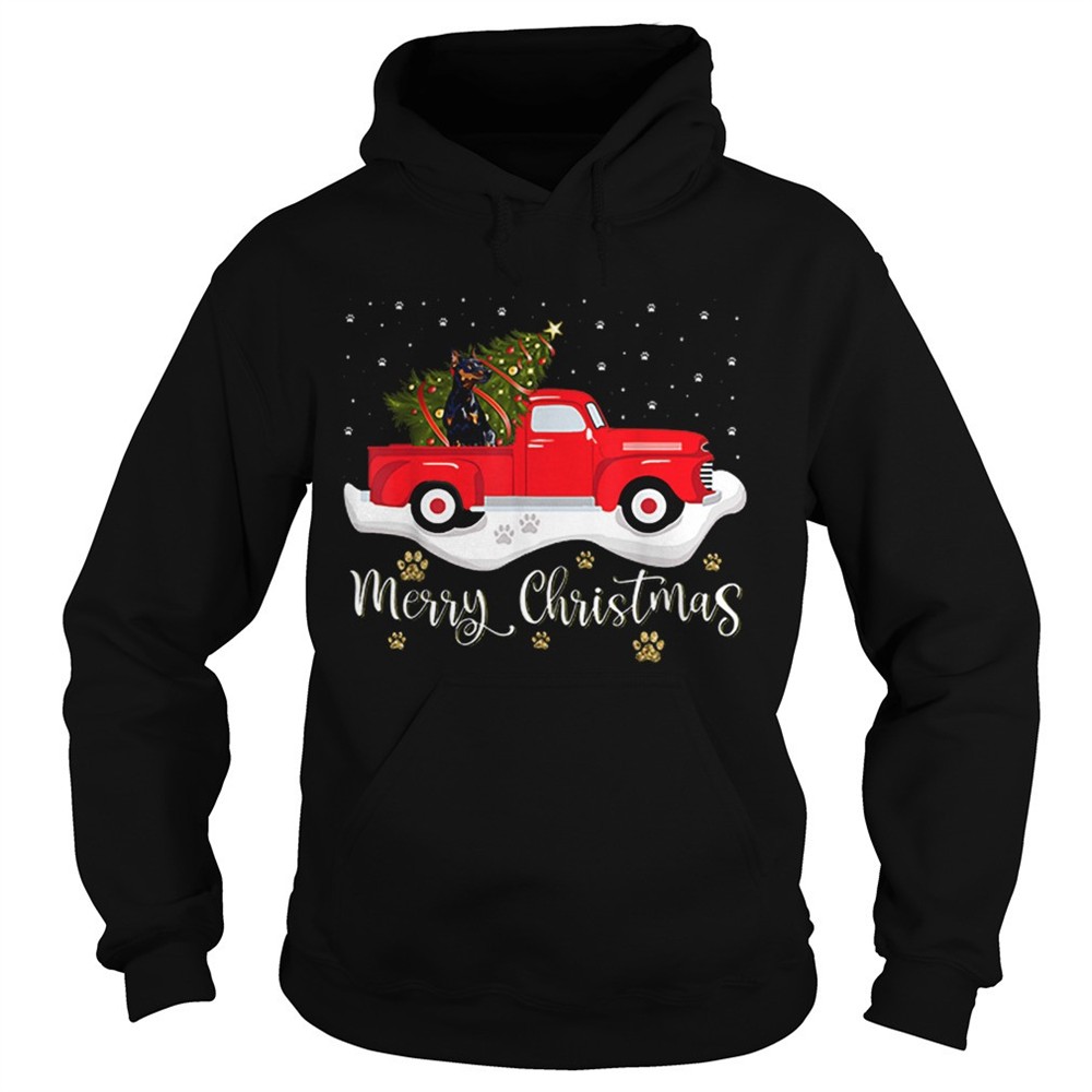 red-truck-merry-christmas-tree-doberman-christmas-shirt-kk1kjysd Red Truck Merry Christmas Tree Doberman Christmas shirt