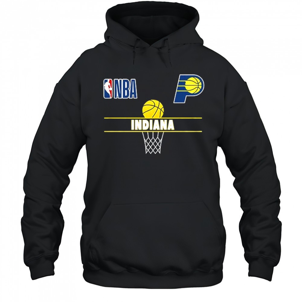 Red white and Indiana Pacers mascot USA flag shirt