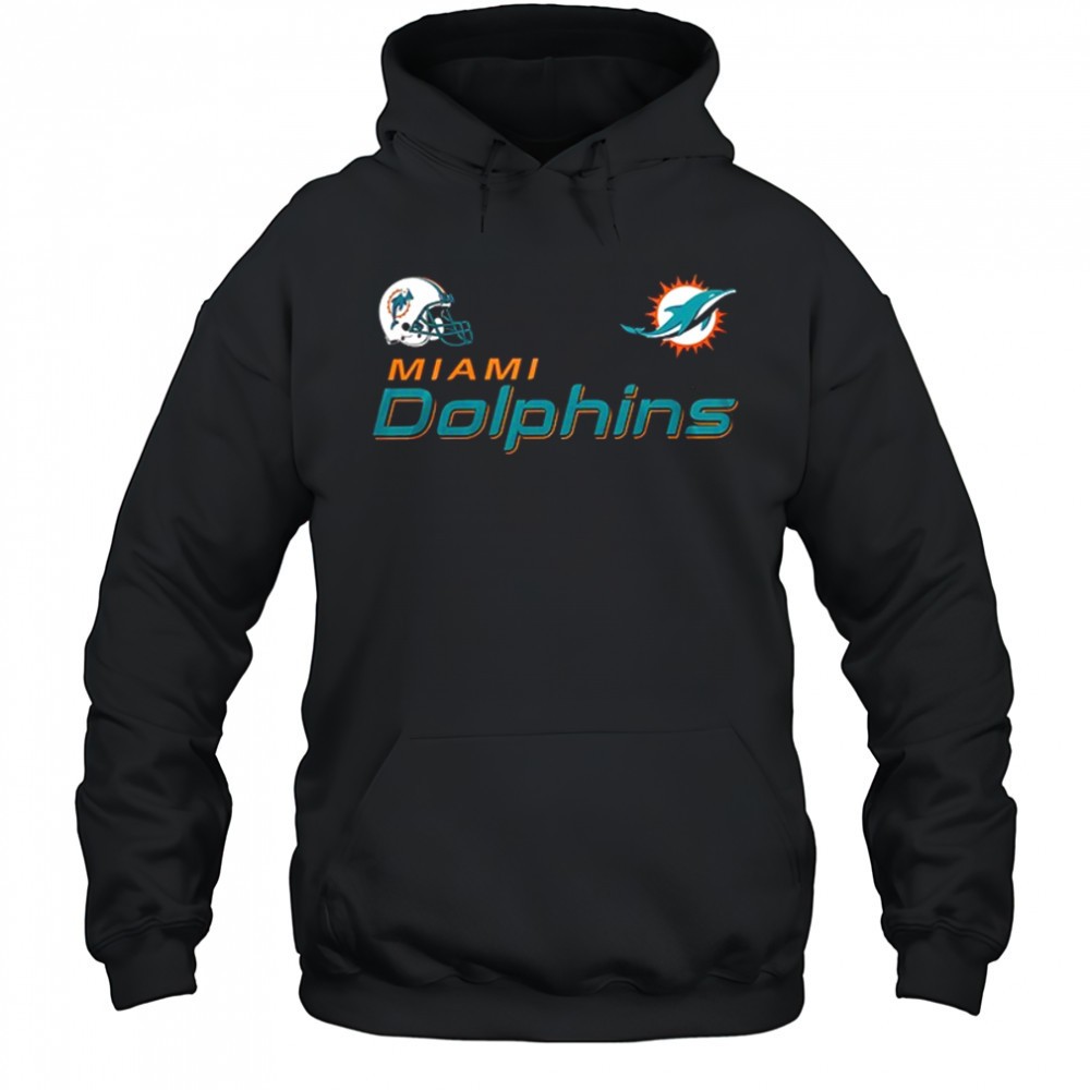 Red white and Miami Dolphins mascot USA flag shirt