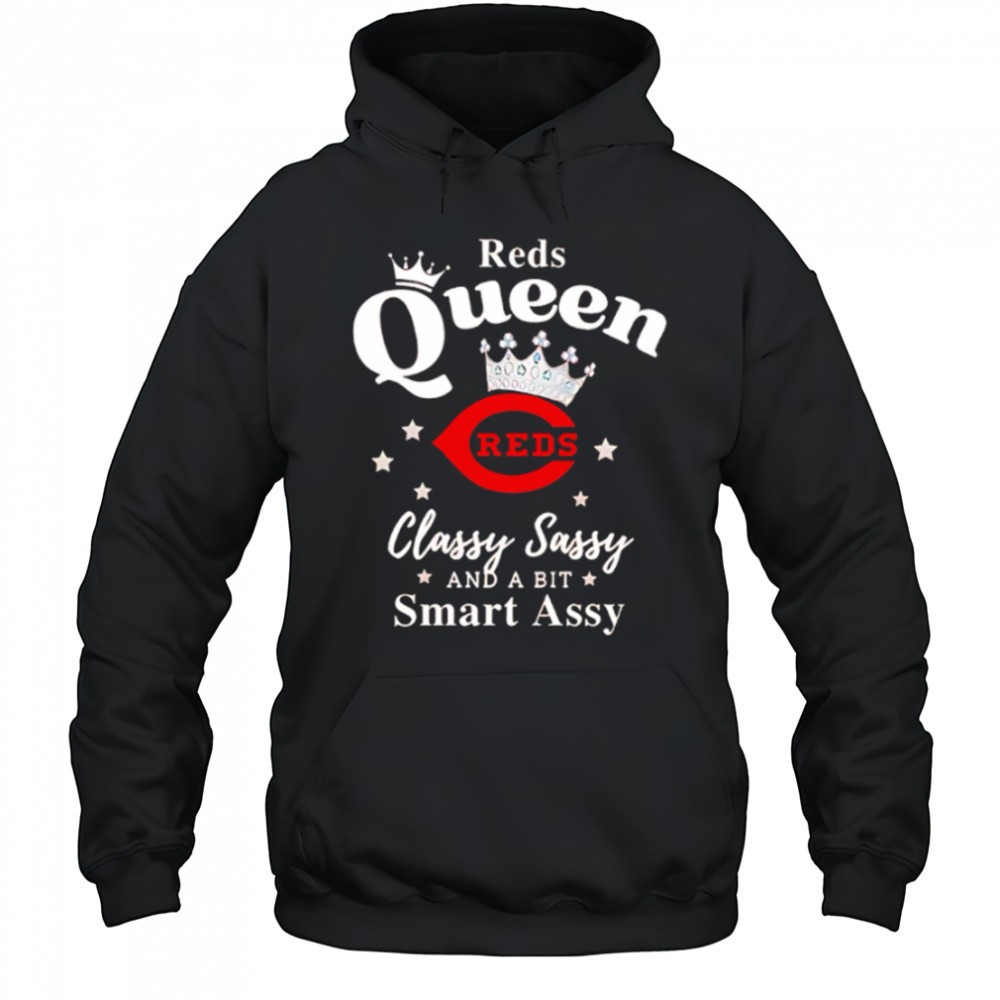 Reds Queen Classy Sassy And A Bit Smart Assy logo shirt