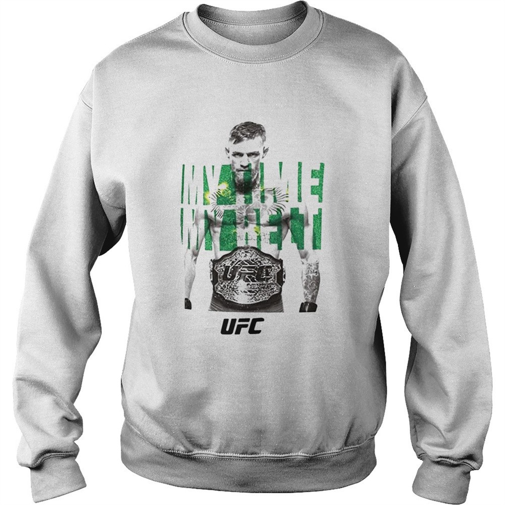 Reebok conor mcgregor ufc my time my belt champions shirt
