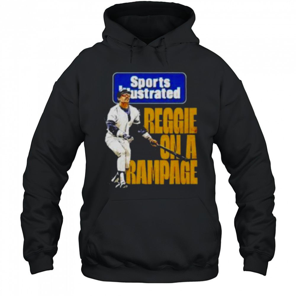 Reggie Jackson Sports Illustrated and New York Yankees Rampage shirt