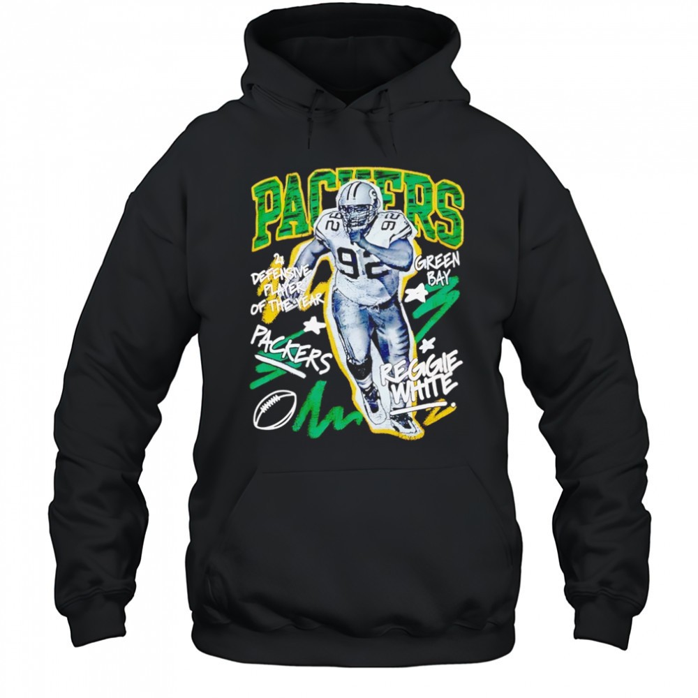 Reggie White Green Bay Packers chalked up player graphic shirt