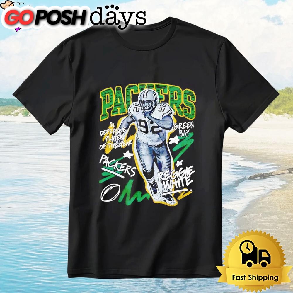 Reggie White Green Bay Packers Chalked Up Player Graphic T-Shirt
