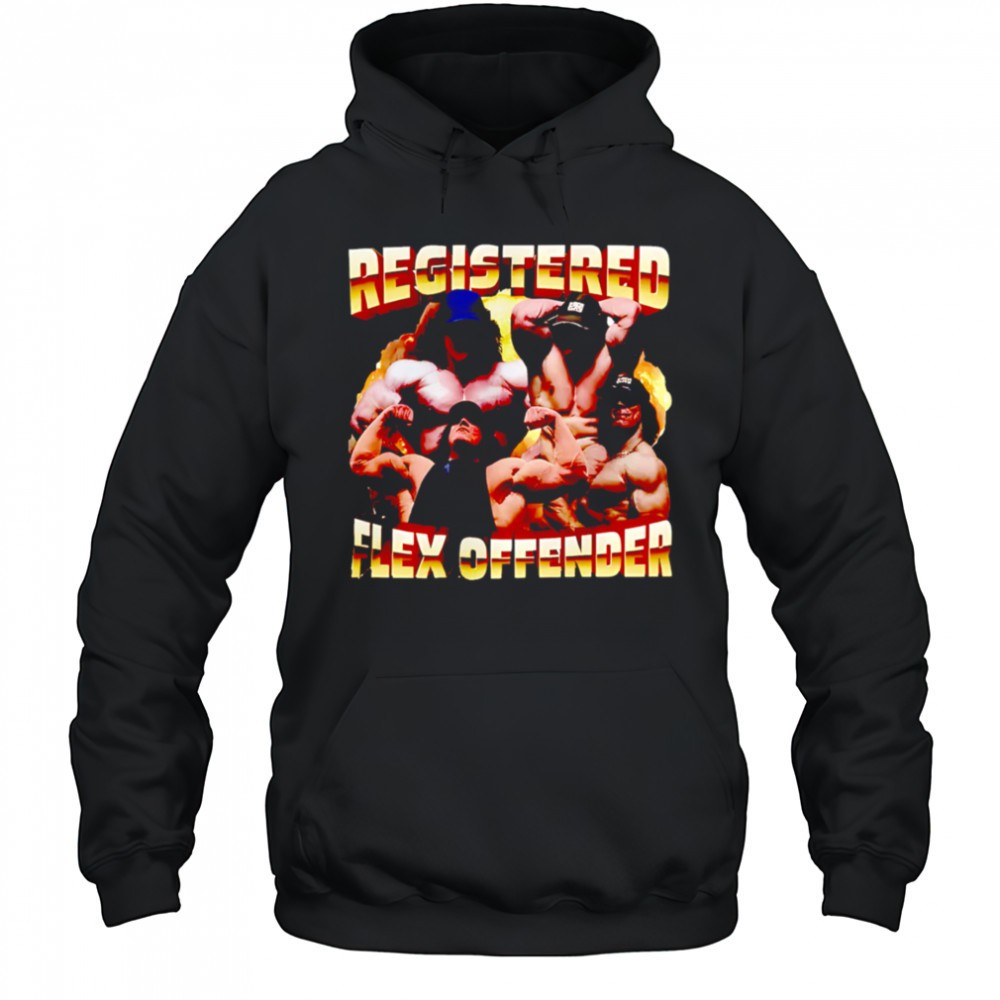 Registered Lex Offender Funny Gym Meme shirt