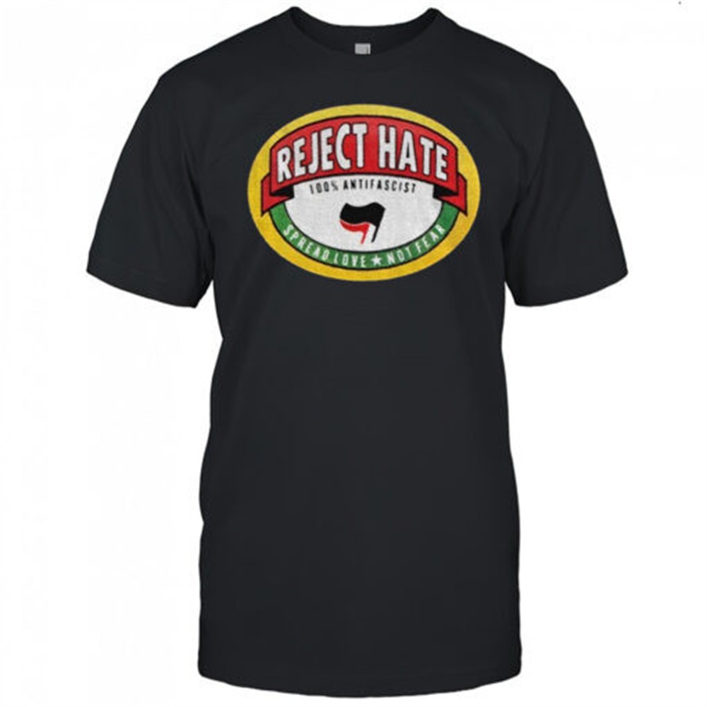 reject-hate-badge-100-antifascist-spread-love-not-fear-logo-shirt-2tezxj94 Reject hate badge 100% antifascist spread love not fear logo shirt