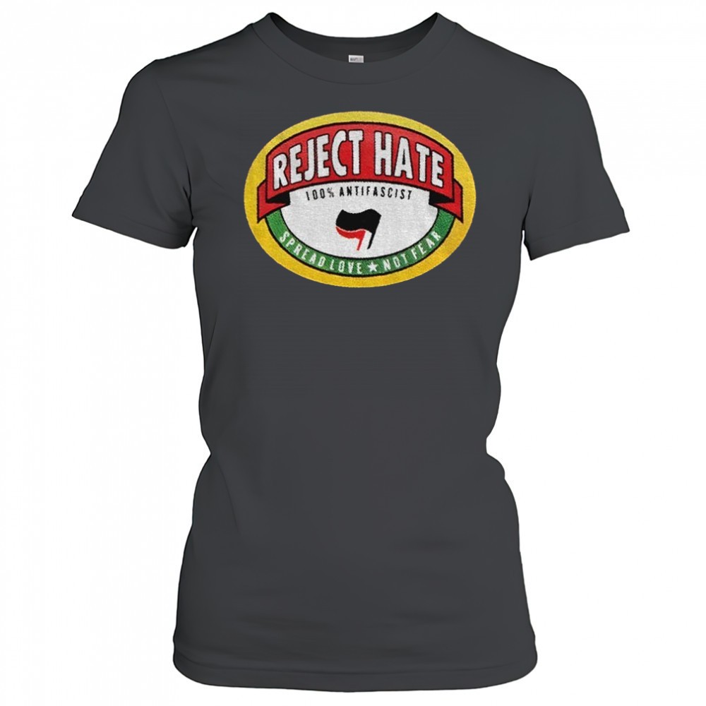 reject-hate-badge-100-antifascist-spread-love-not-fear-logo-shirt-2tezxj94 Reject hate badge 100% antifascist spread love not fear logo shirt