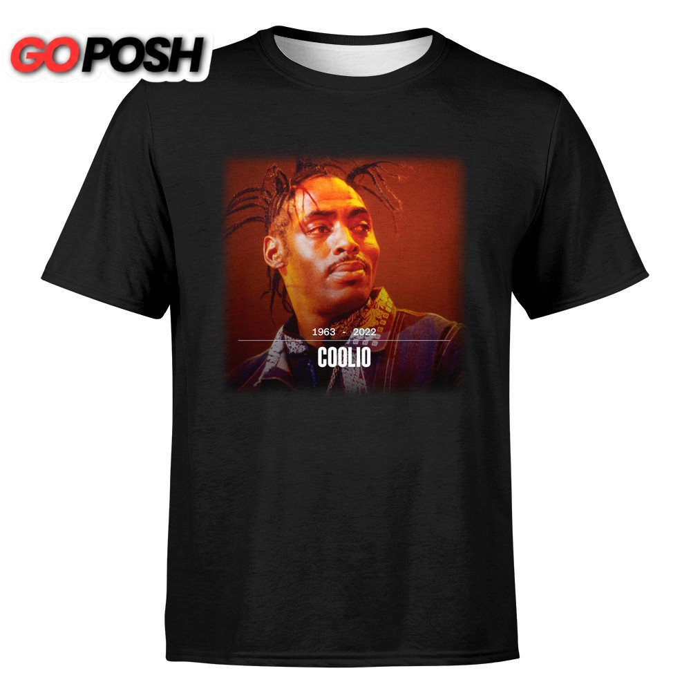 Rest In Peace Coolio 1963 – 2025 Gangsta Paradise Artis Black T-shirt