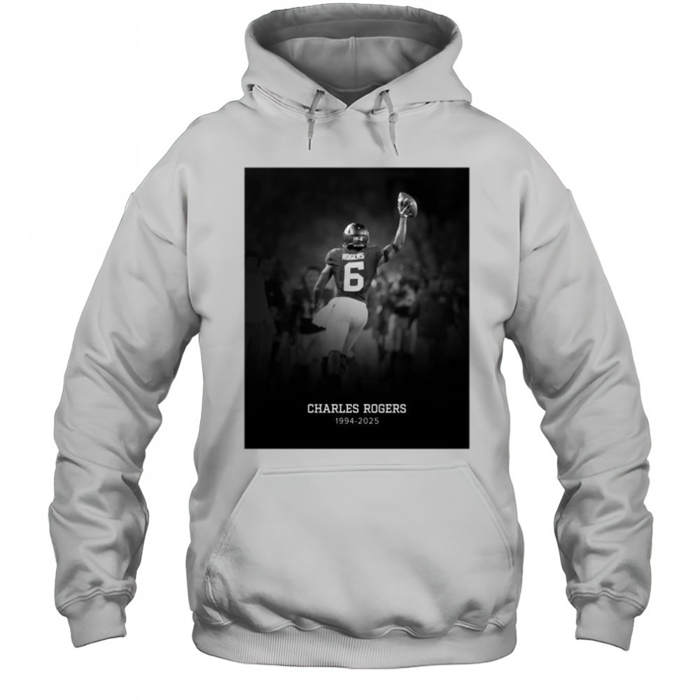 Rest In Peace former Gopher Charles Rogers 1994-2025 Minnesota Golden Gophers t-shirt