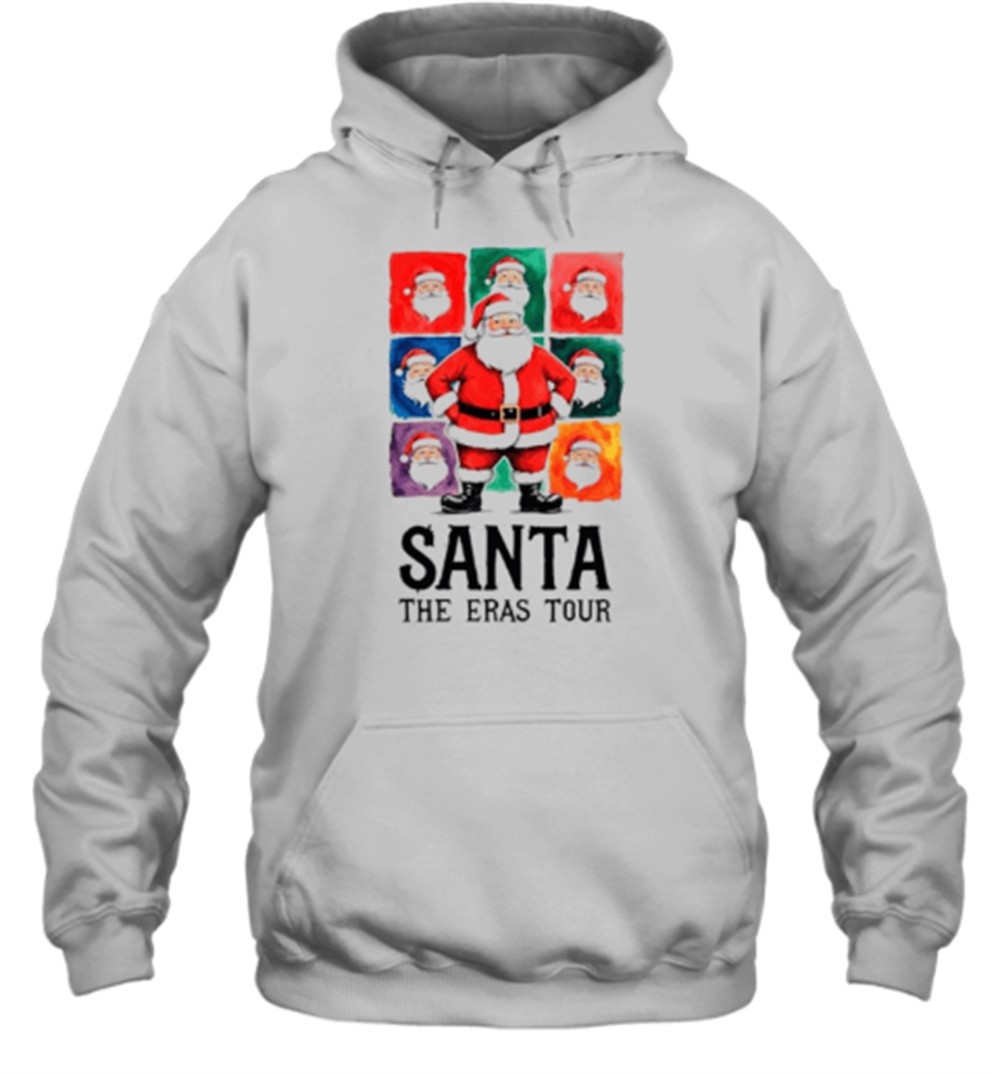 Retro Christmas Era Santa Eras Tour Christmas T-Shirt