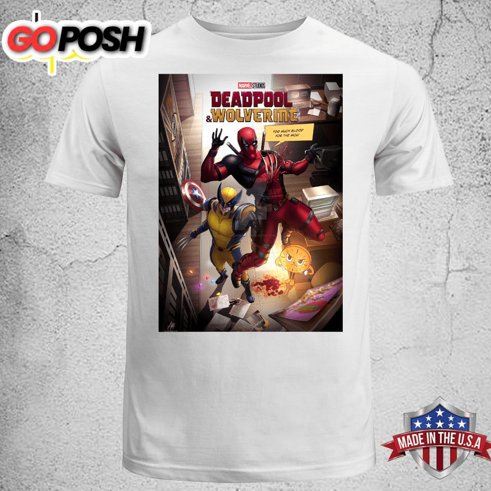 Retro Deadpool & Wolverine 2025 Movie Shirt