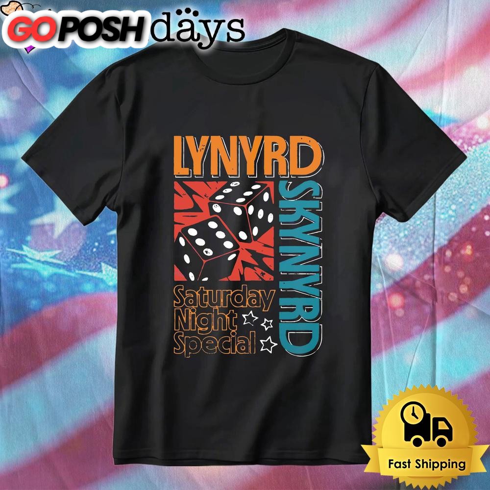 Retro Dice Lynyrd Skynyrd Saturday Night Special T-Shirt