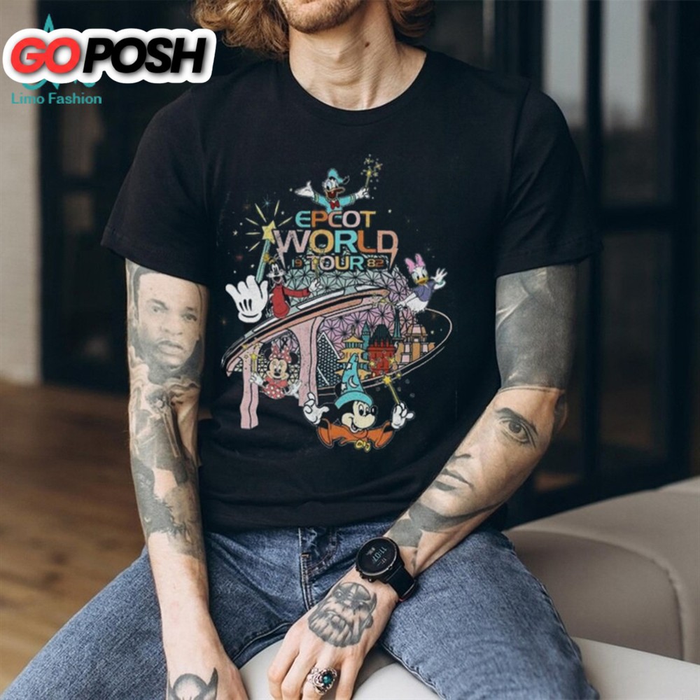 Retro Epcot World Tour 1982 Shirt Center Shirts Mickey Classic Shirt