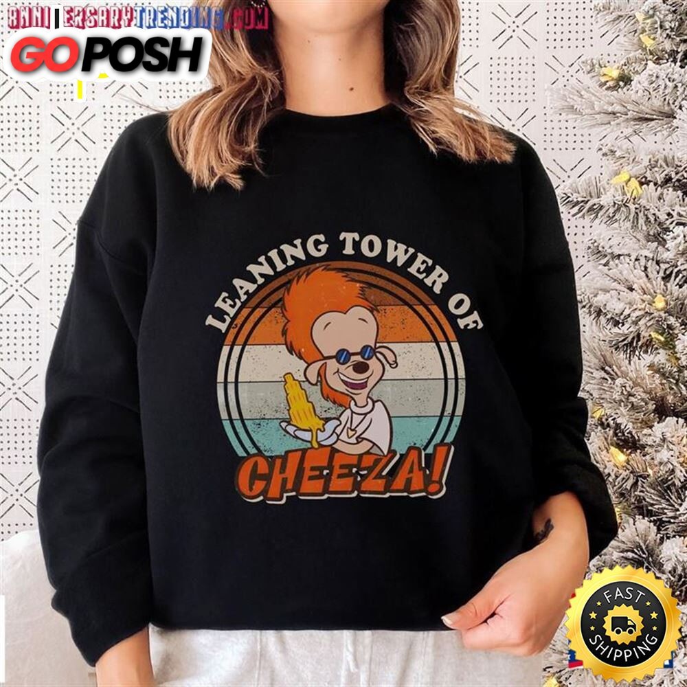 Retro Goofy Movie Leaning Tower Of Cheeza Shirt Bobby Zimmeruski T-Shirt