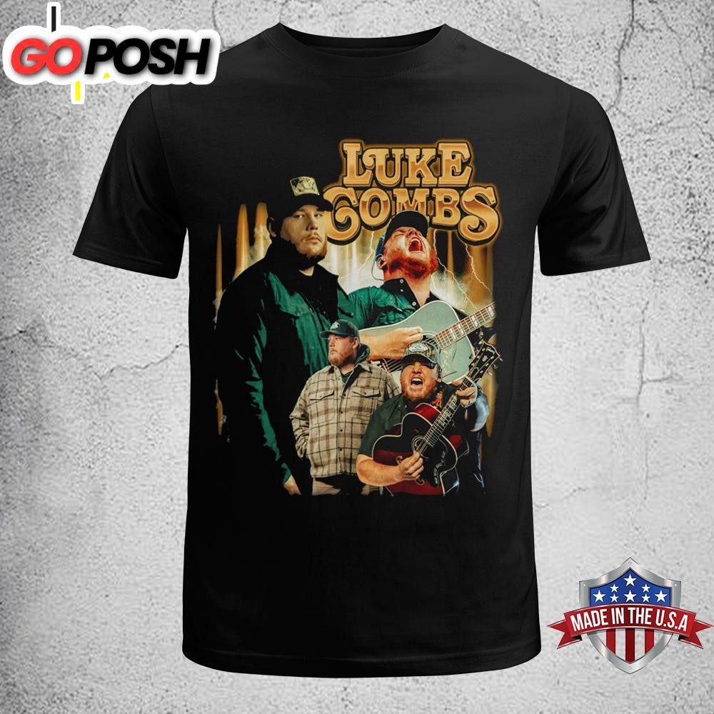 Retro Luke Combs 2024 Tour Unisex T-Shirt