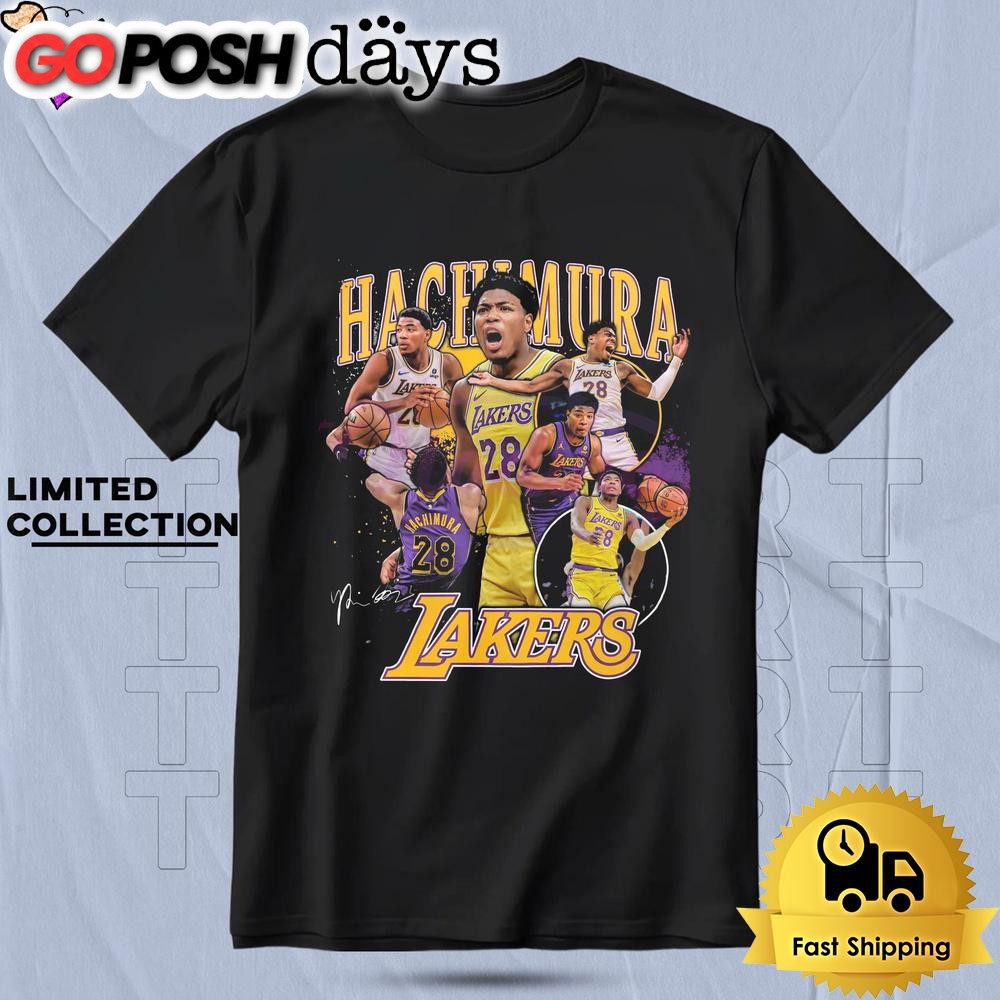 Retro Rui Hachimura Lakers Vintage Vibes T Shirt