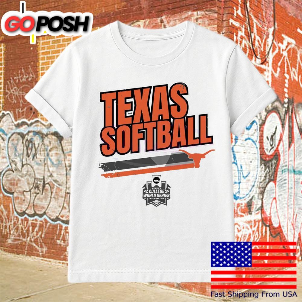Retro Texas Softball College World Series Bold Stripe Graphic T-Shirt