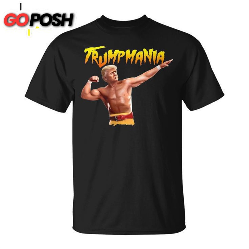 Retro Trump 45 Mania 47 Still Standing Trump 2024 Unisex T-shirt