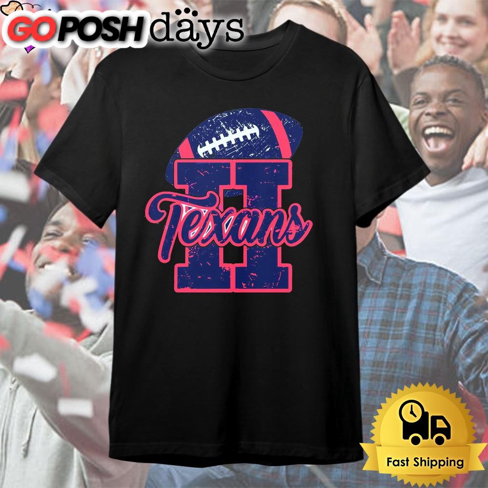 Retro Vintage Houston Texans Football T Shirt