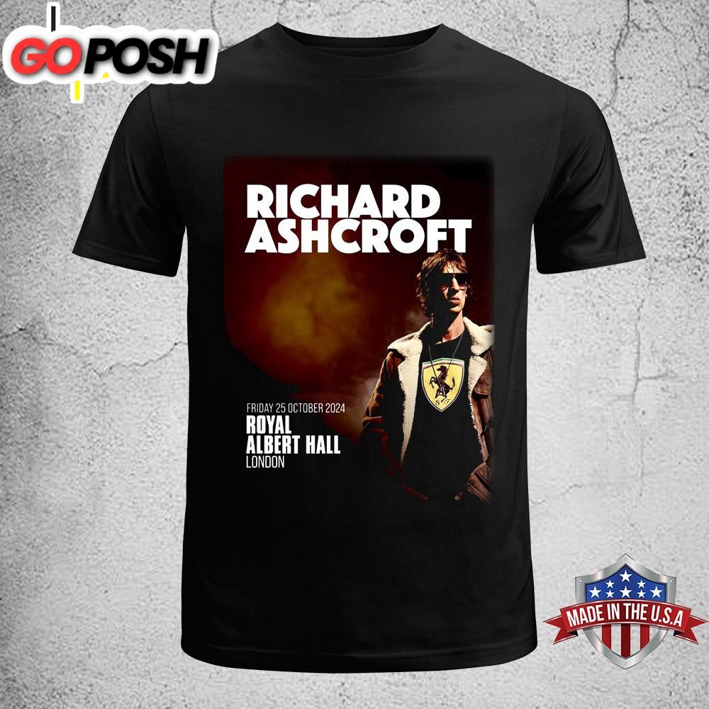 Richard Ashcroft Royal Albert Hall London – 25 October 2024 Tour Unisex T-Shirt