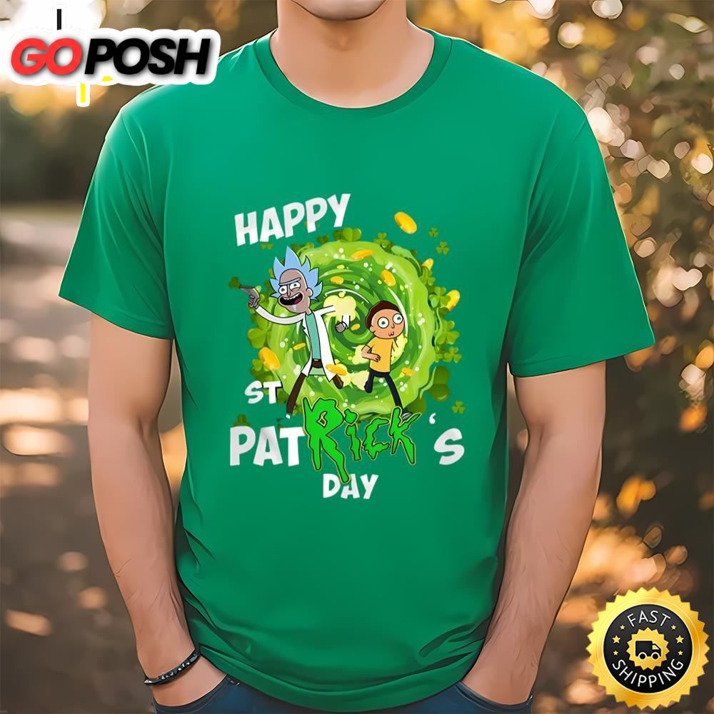 Rick And Morty Happy St Patrick Day Shirt
