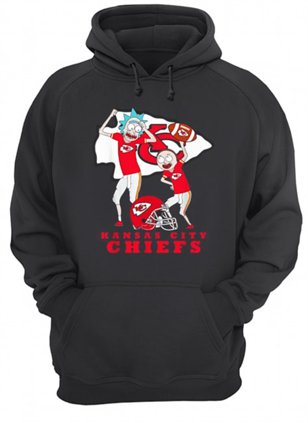 Rick and Morty Kansas City Chiefs shirt