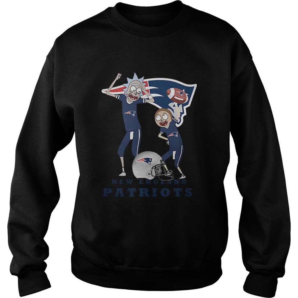 Rick and Morty New England Patriots shirt