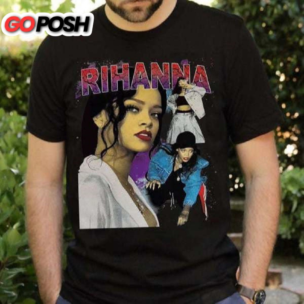 Rihanna Show 2025 Vintage Hip Hop Rap Merch Music T-shirt