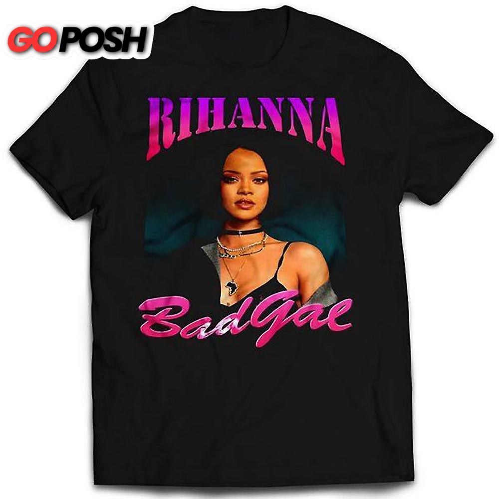 Rihanna Show 2025 Vintage Hip Hop Rap Tour Badgae T-shirt