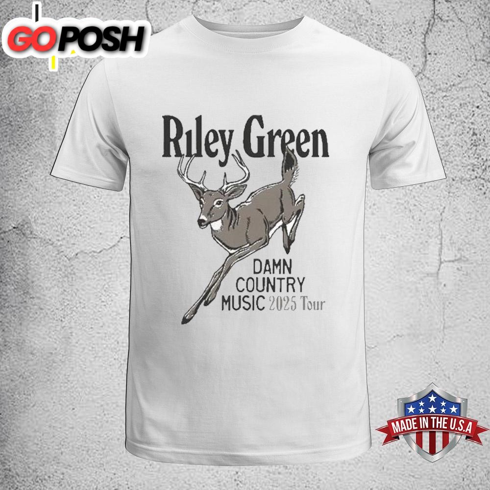 Riley Green Deer Damn Country Music 2025 Tour Unisex T-Shirt