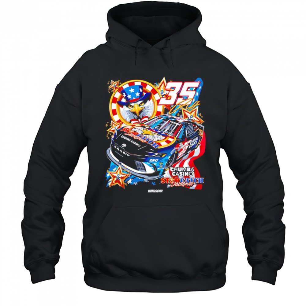 Riley Herbst 23XI Racing Chumba Casino graphic shirt