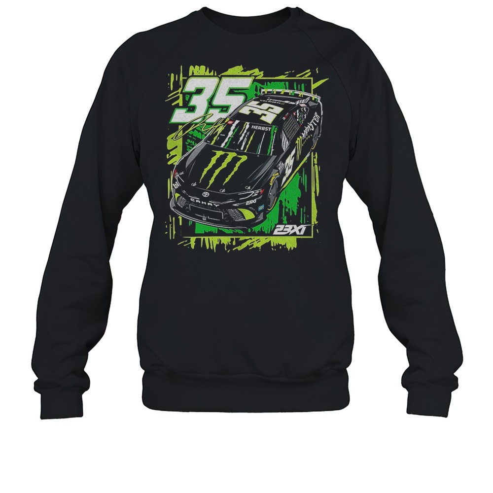Riley Herbst Monster Energy Car Number 35 23XI Toyota Camry Shirt