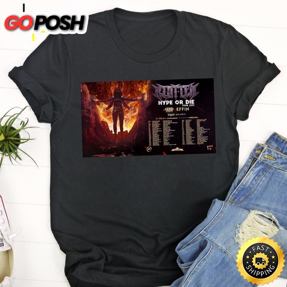 Riot Ten – Hype Or Die 2025 Tour Tshirt