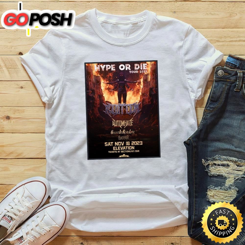 Riot Ten Hype Or Die Tour 2025 Shirt