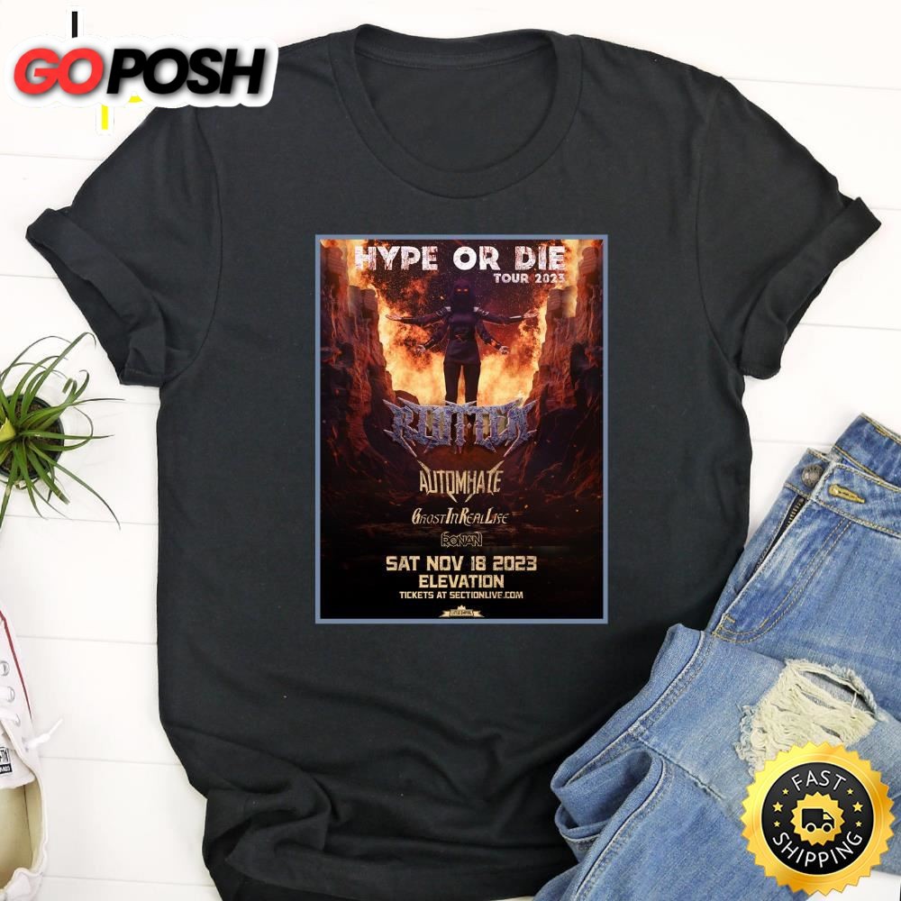 Riot Ten Hype Or Die Tour 2025 Unisex Shirt