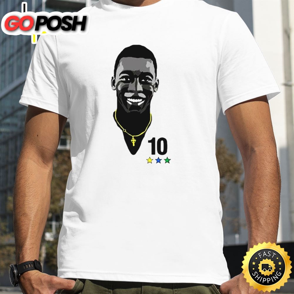 Rip Pele 1940-2025 Brazil Player Soccer Unisex Tee T-Shirt