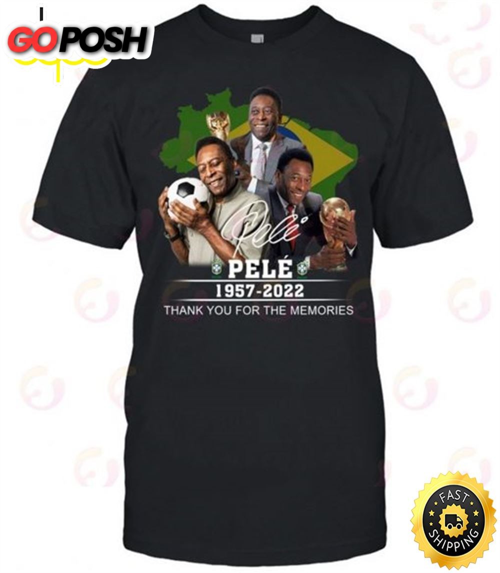 Rip Pele 1957 2025 Thank You For The Memories Player Soccer Unisex Tee T-Shirt